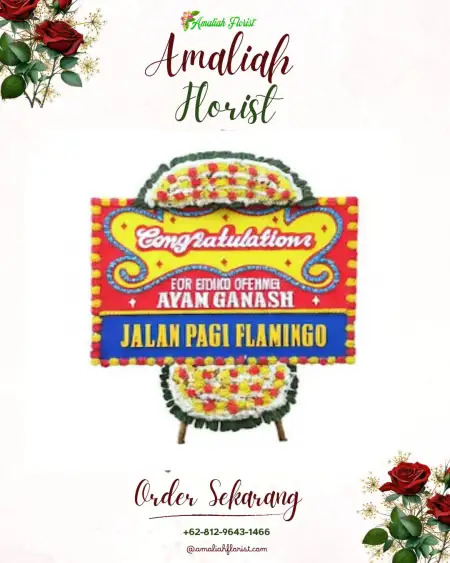 Sewa Papan Bunga Gedung Pernikahan Cileungsi